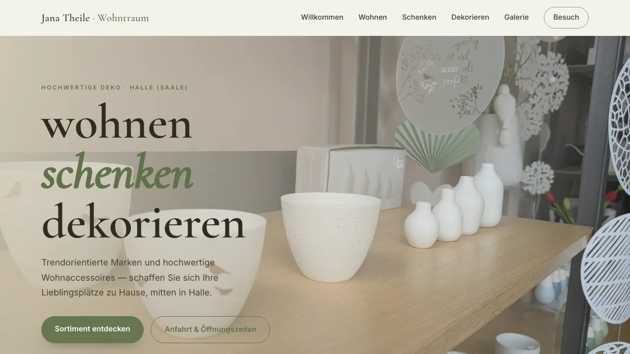 Vorschau: Jana Theile · Wohntraum